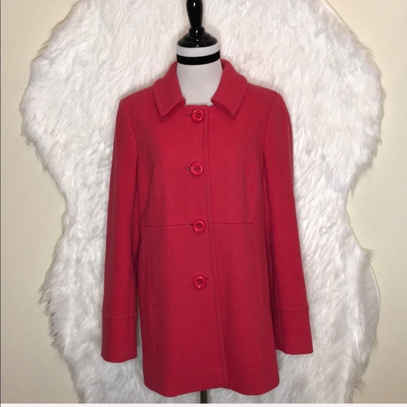 J.Crew Pink Wool Coat Jacket